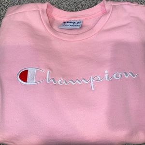 Pink Champion Sweatshirt